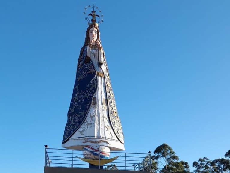 En Pedro Juan presentan a la imagen de la Virgen de Caacupé más alta del Paraguay