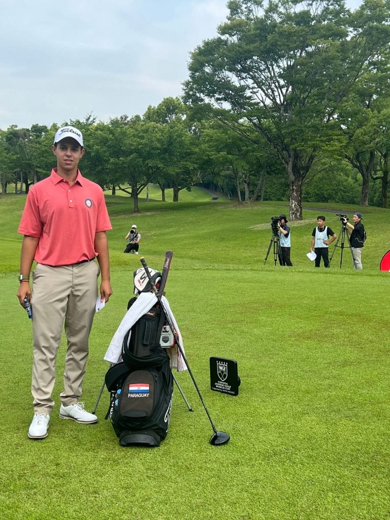 Juveniles guaraníes afrontan última ronda en mundial de golf de Nagoya