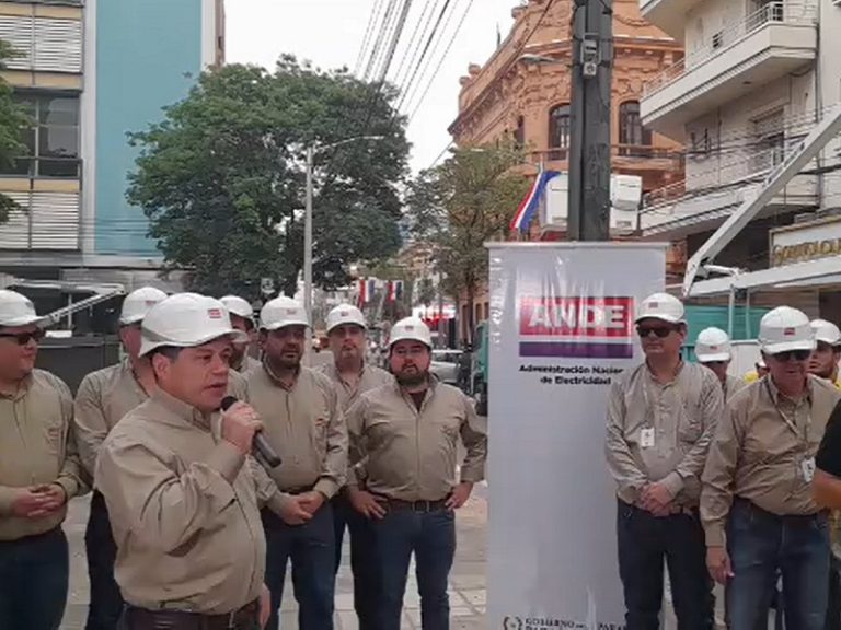 ANDE anunció obras subterráneas en el centro