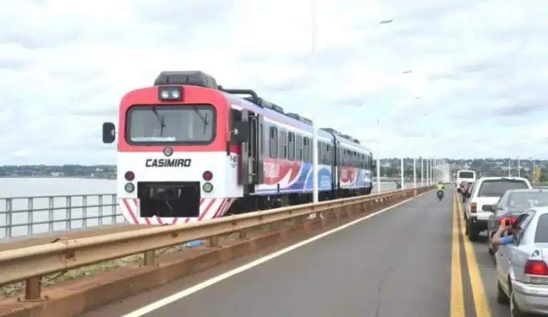 Tren internacional suspendido entre Encarnación-Posadas