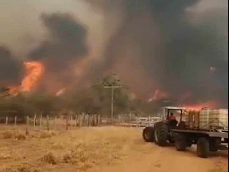 Incendio importado de Bolivia es preocupación para autoridades