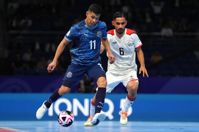 Paraguay vence en alargue a Afganistán y se anota en cuartos del mundial de futsal FIFA