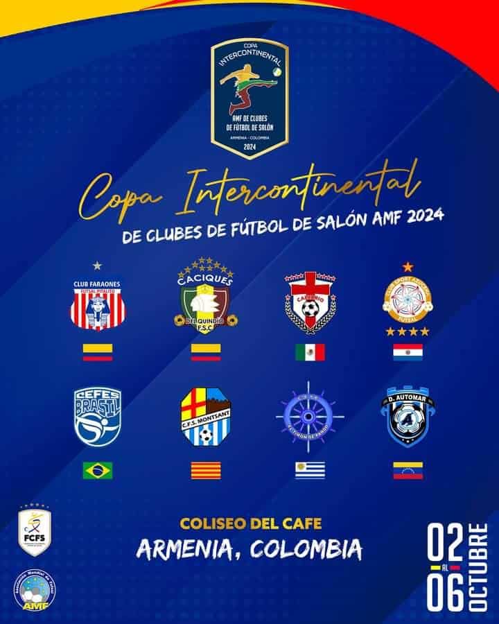 Se sorteó la copa Intercontinental en la sede de la AMFutsal