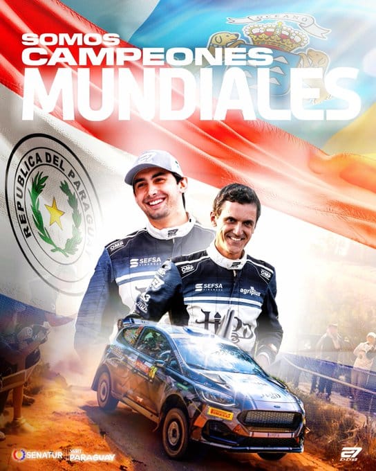 Hazaña de Diego Dominguez: es campeón mundial de rally