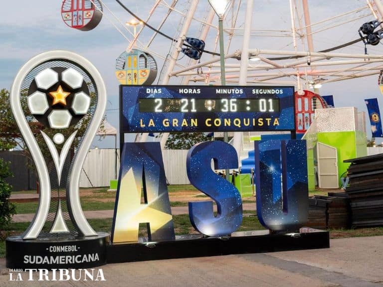 Final de la Copa Sudamericana en Asunción desde la Costanera